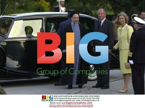 Iranian President Visits Spain Royals