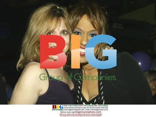 Donna Drake and Jennifer Holliday at Birthday Party