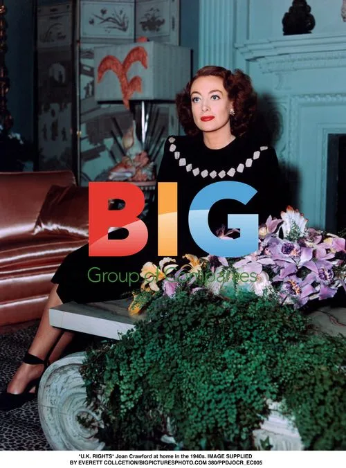 Joan Crawford at Home in 1940s