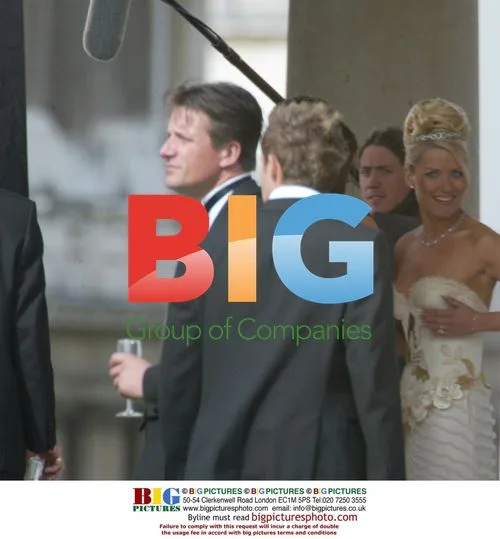 Filming of 'Footballers Wives' Wedding Scene