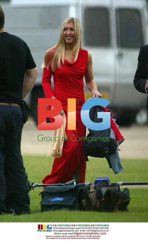 The Footballers Wives Cast Filming Wedding
