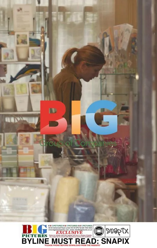 Actress Lis Faulkner Out Shopping