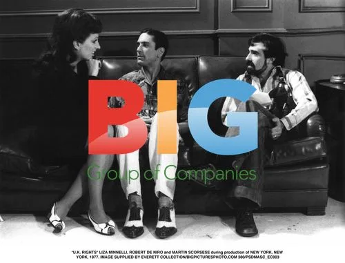 LIZA MINNELLI, ROBERT DE NIRO and MARTIN SCORSESE on set of NEW YORK, NEW YORK