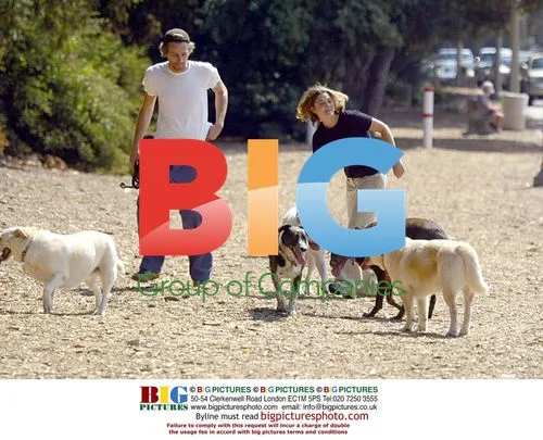 Drew Barrymore and boyfriend hiking with dogs