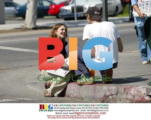 Drew Barrymore and Joel Shearer Hike with Dogs