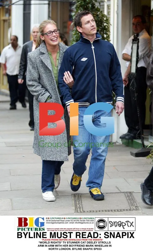 TV Host Cat Deeley and Boyfriend Mark Wheelan Strolling in London
