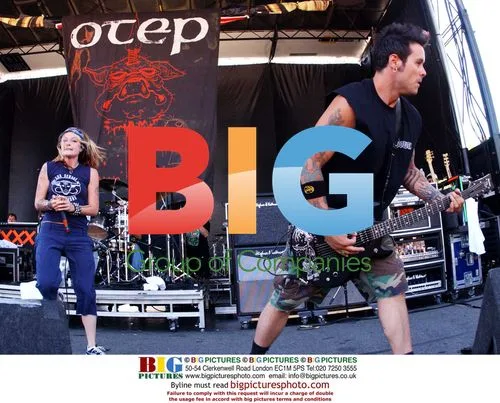 Otep performing at Ozzfest 2002