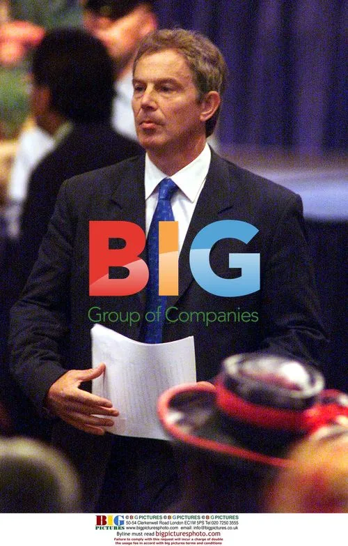 Tony Blair at UN World Summit in Johannesburg