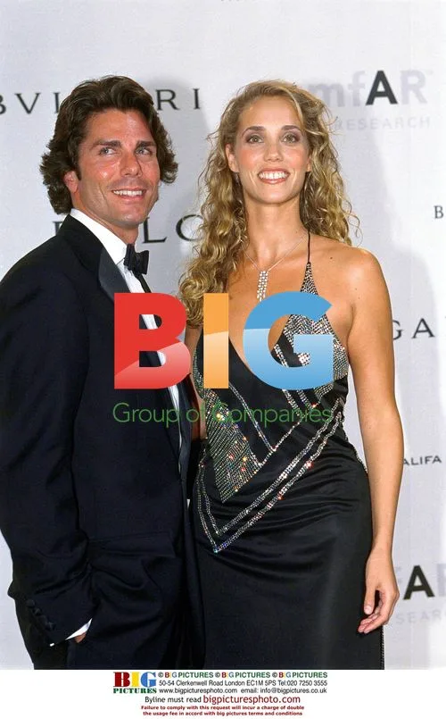 Elisabeth Berkley and Greg Lauren at AmFAR Party in Venice
