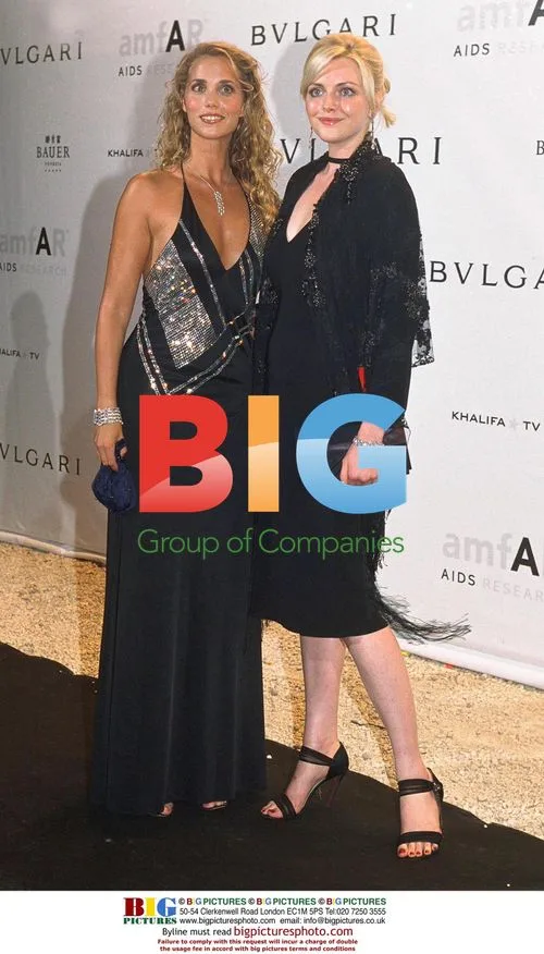 Elisabeth Berkley and Sophie Dahl at AmfAR Party in Venice
