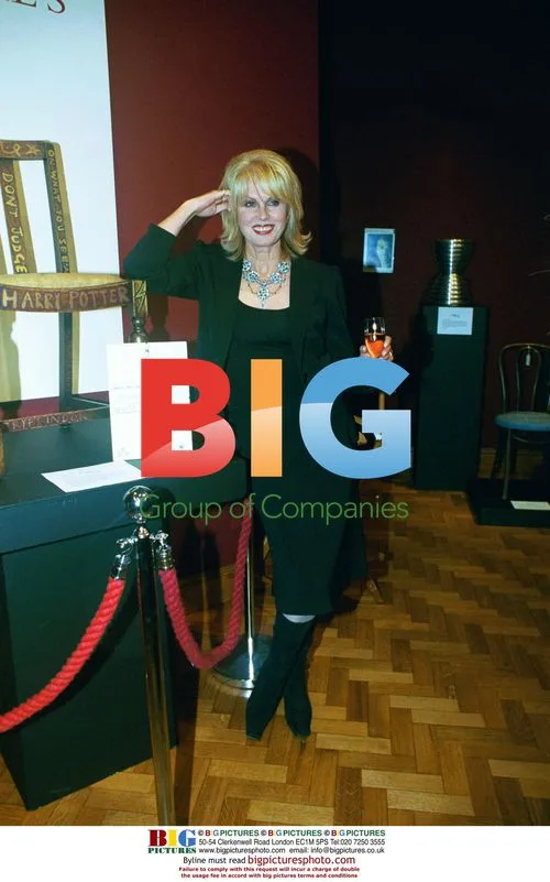 Joanna Lumley at Christie's Chair Auction