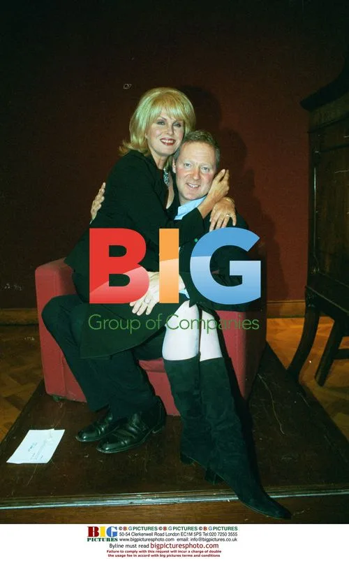 Joanna Lumley and Rory Brmner at Christie's Chair Auction