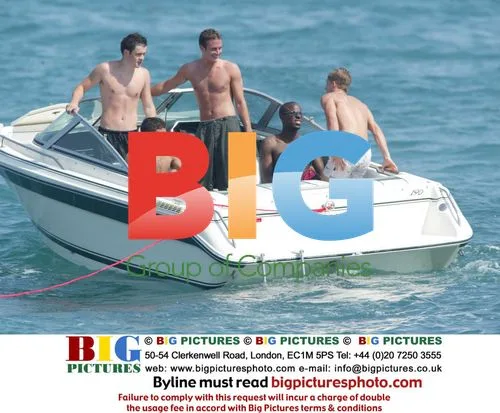 TV Actors Splash Around Off Spain