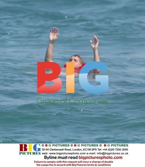 TV Actors Splash Around Off Spanish Coast