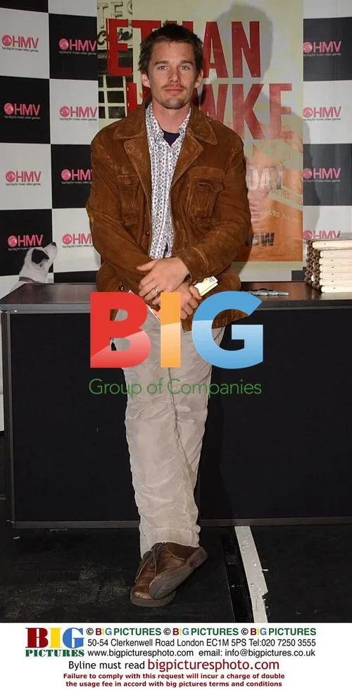 Ethan Hawke at HMV book signing