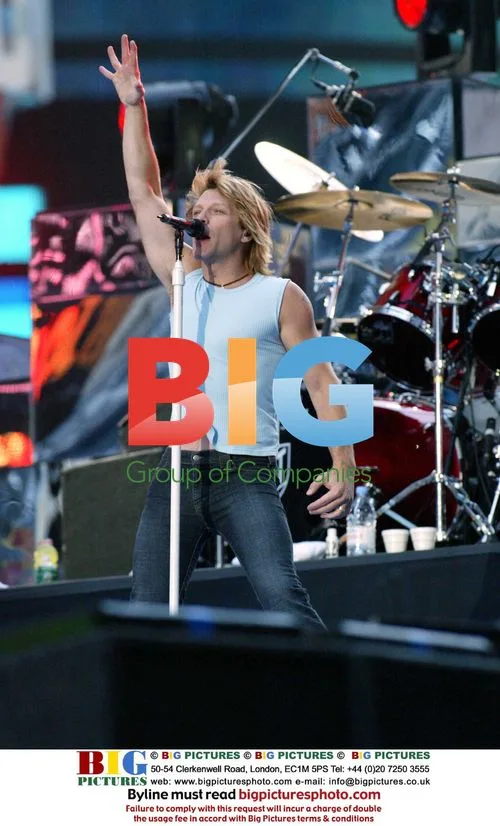 Jon Bon Jovi performs at NFL kickoff concert