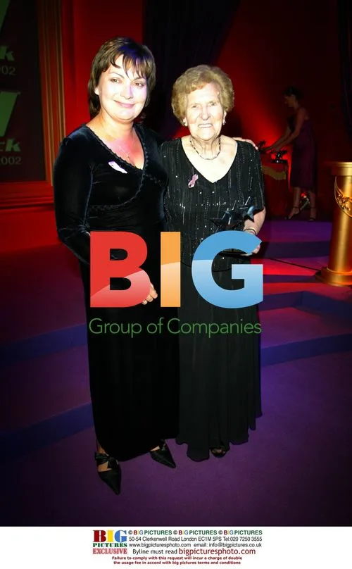 Lorraine Kelly and Betty at TV Quick Awards 2002
