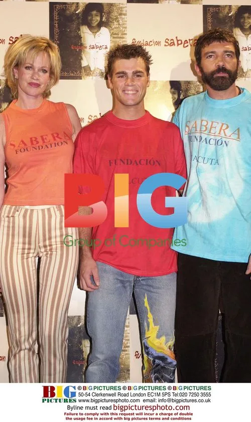 Antonio Banderas and Melanie Griffith at Charity CD Launch