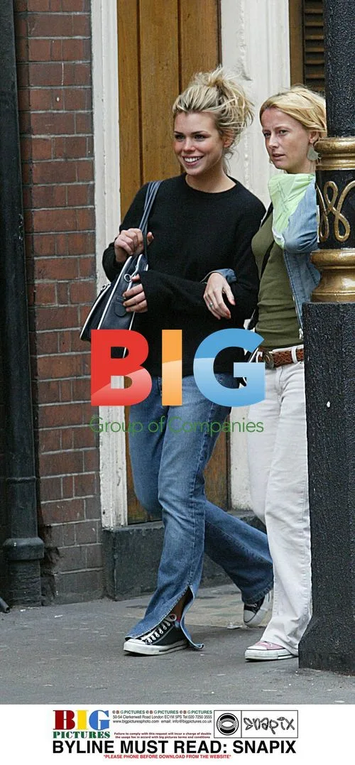 Billy Piper Enjoys Day Out in London