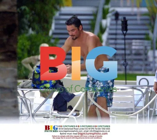 Dean Cain & Son Enjoying Miami Day