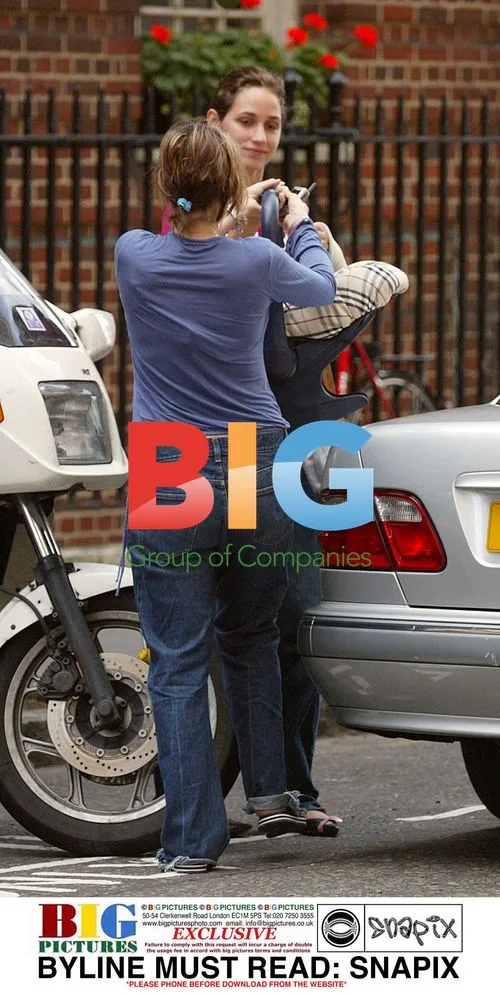Sadie Frost takes baby Rudy for check-up