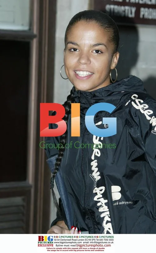 SINGER MISS DYNAMITE ARRIVES AT BBC IN LONDON