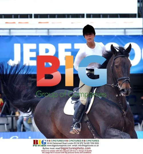 Princess Haya of Jordan at Jerez Show Jumping Event