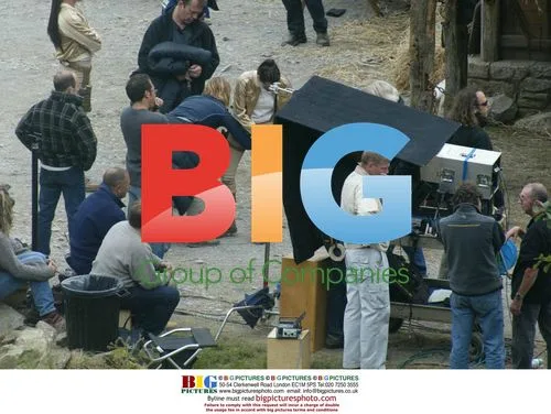 Angelina Jolie on Set of "Tomb Raider 2"