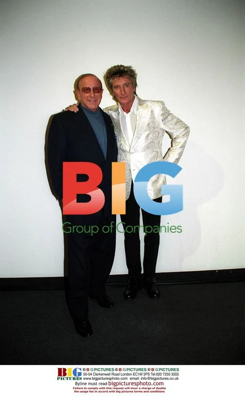 Clive Davis and Rod Stewart Celebrate Album Release