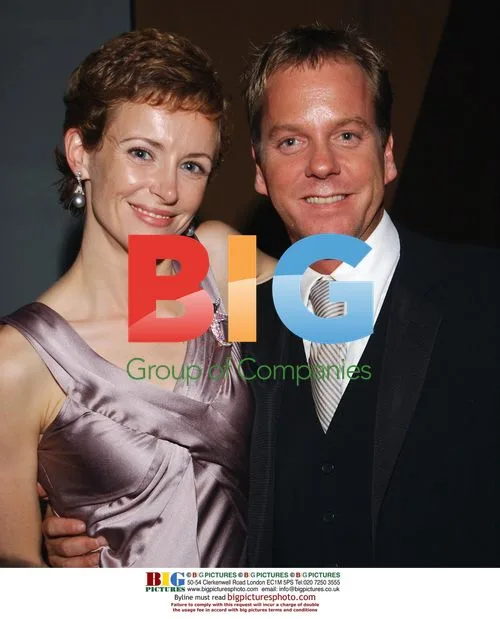 Leslie Hope and Kiefer Sutherland at Fox Emmy After Party