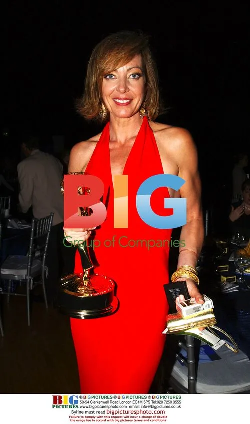 Allison Janney with Emmy Award