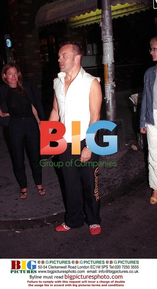 Graham Norton on West 46th Street after show