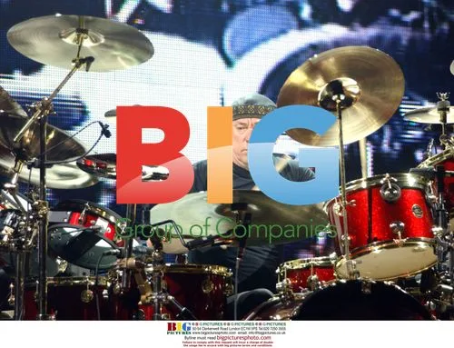 Rush Performing at Shoreline Amphitheater
