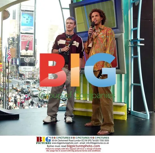 Quddus and Justin Timberlake on TRL