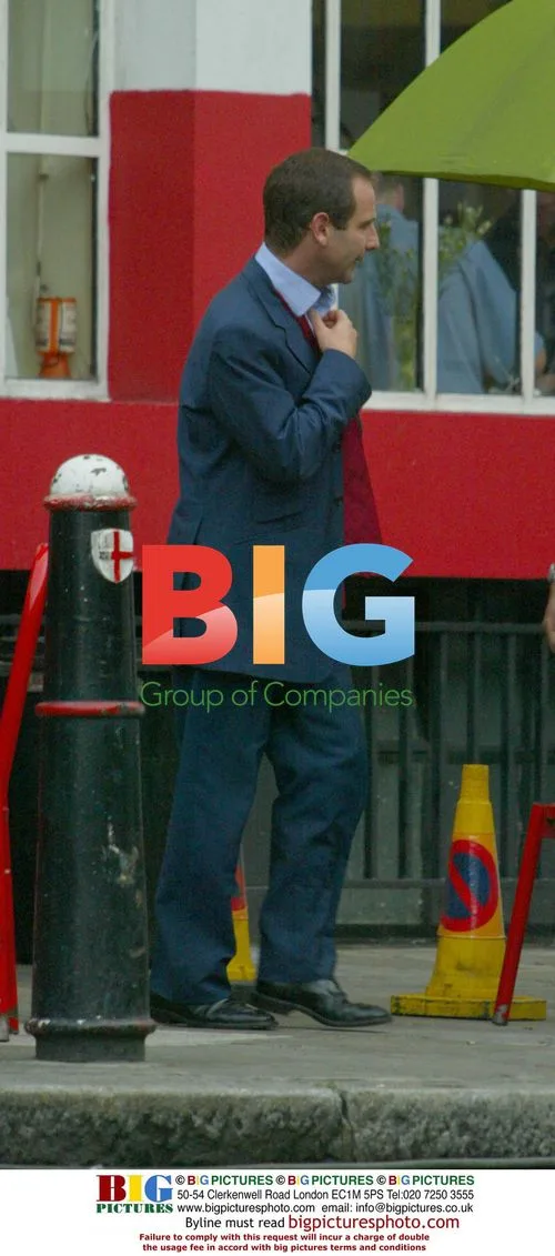 Robson Green on Film Set in London