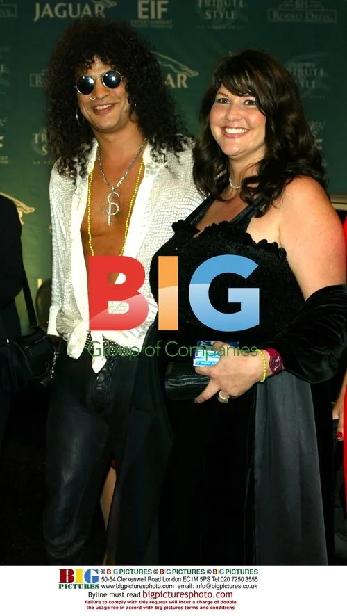 Slash and wife at 'Jaguars Tribute To Style'
