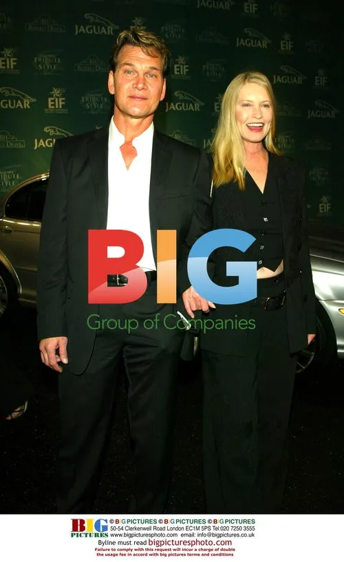 Patrick Swayze and wife Lisa at Jaguars Tribute To Style