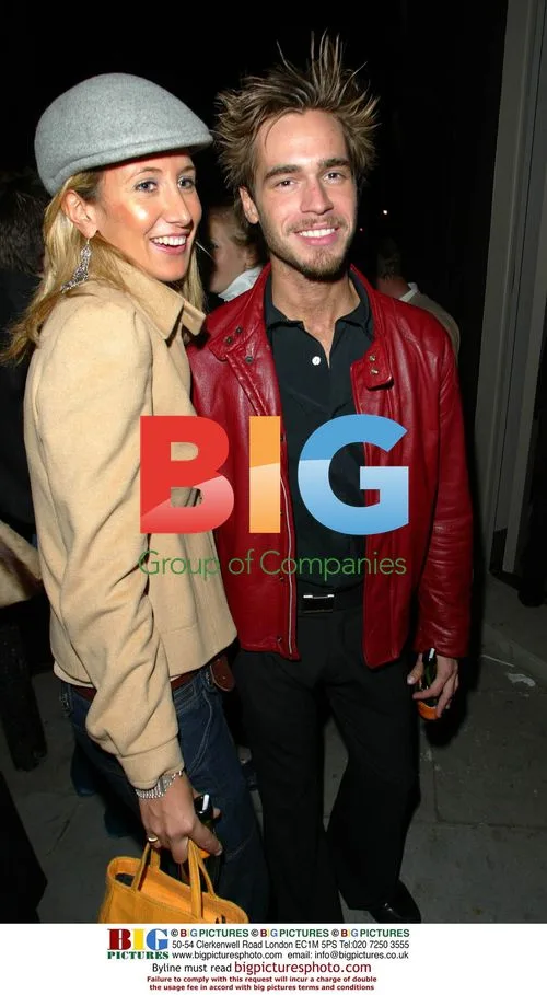 Lady Victoria Hervey and Alex from Big Brother at party