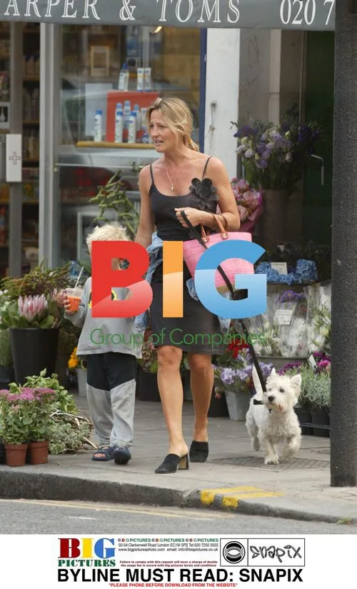 Ali Cockayne and Son Henry Take Lunch Break