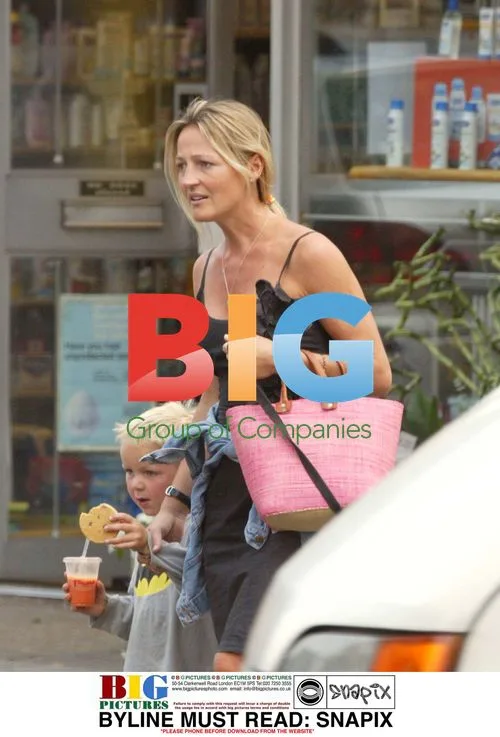 Ali Cockayne and Son Henry Take Lunch Break
