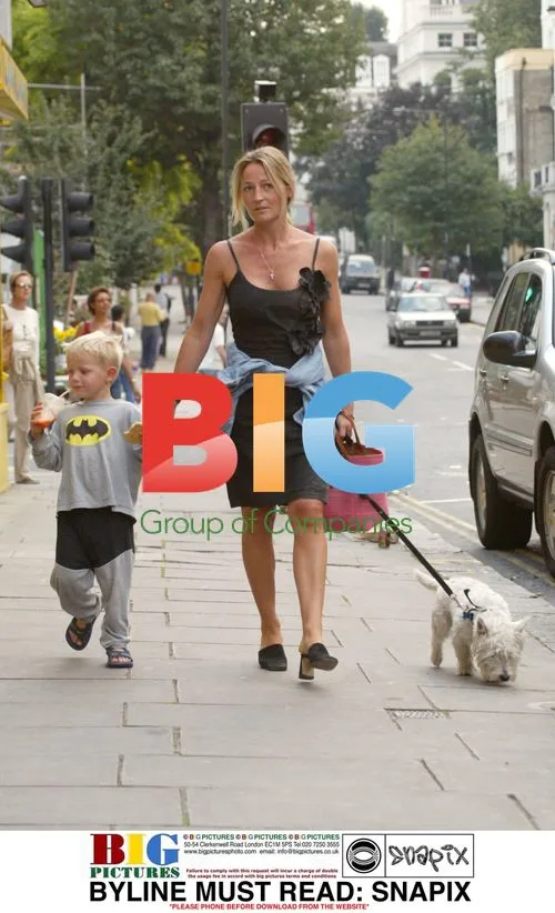 Ali Cockayne and son Henry take lunch in West London