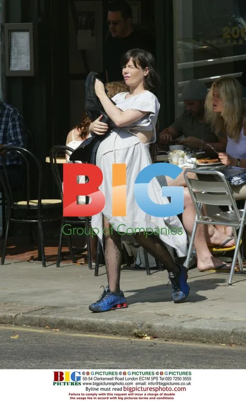 Pregnant Bjork with boyfriend Mathew Barney