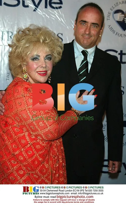 Elizabeth Taylor & Chris Wilding at 'In Style' Gala