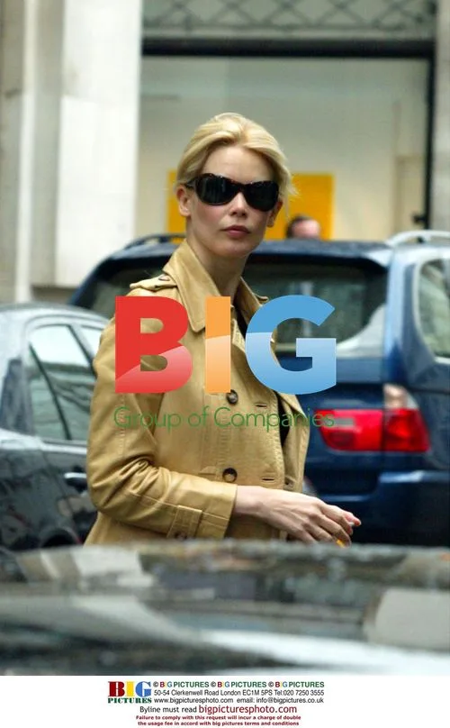 Claudia Schiffer Shopping with Mother in London