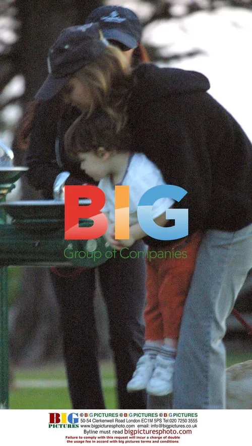 Calista Flockhart and son Liam watch Santa Monica sunset