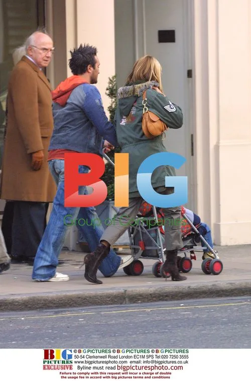 Anthony Costa out with girlfriend in North London