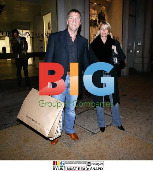 Graeme Souness Seen Shopping with Wife