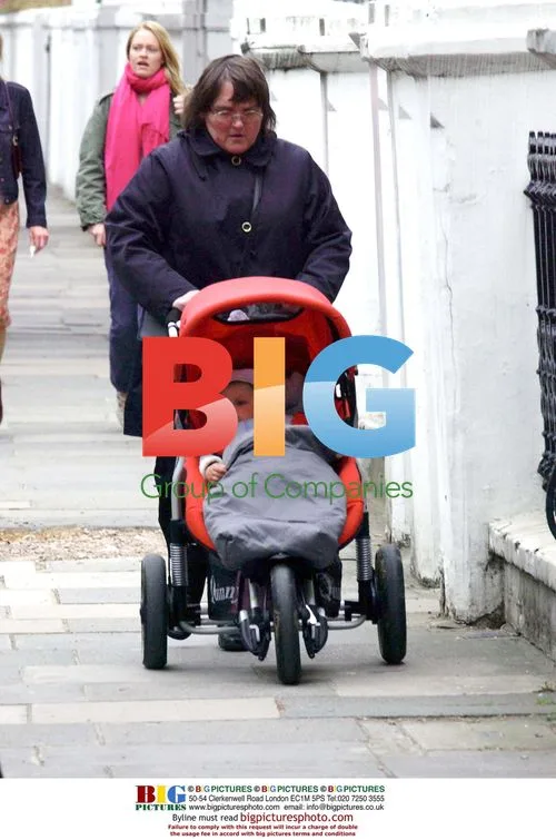 Damien Hurley Out With Nanny in London