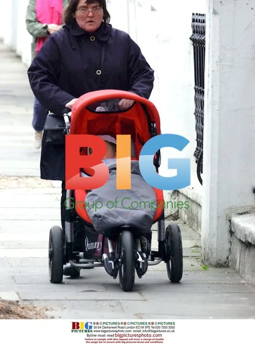 Damien Hurley out with nanny in North London