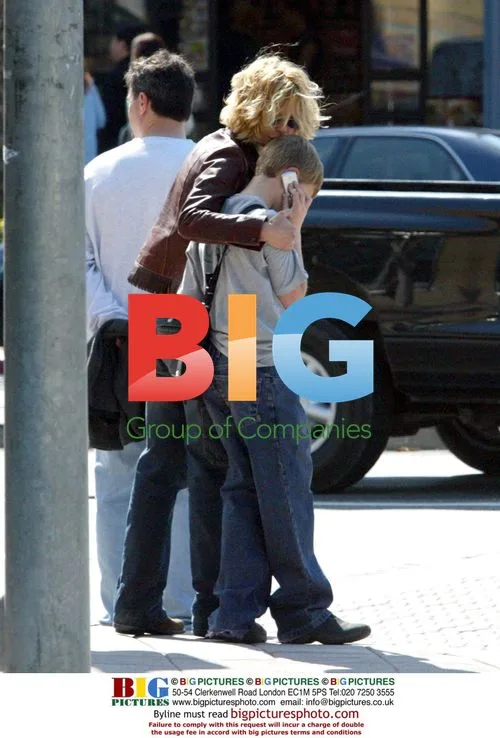 Meg Ryan and son Jack in Brentwood